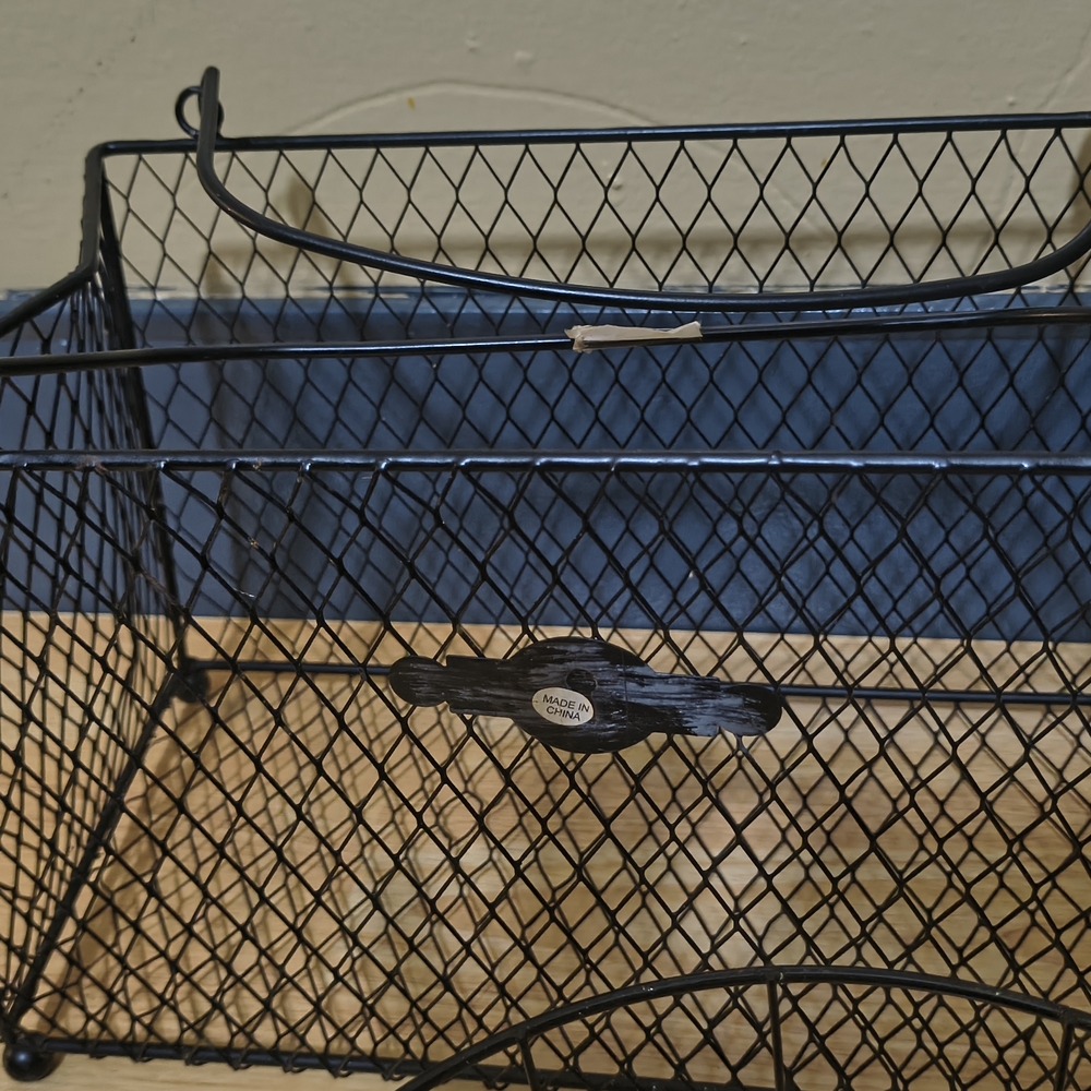 8x Black Wire Storage Basket Set - Home Accents - Picture 5 of 7